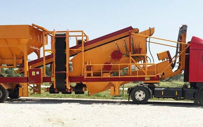 Мобильная моично сортировосная оборудования GNR YM1650