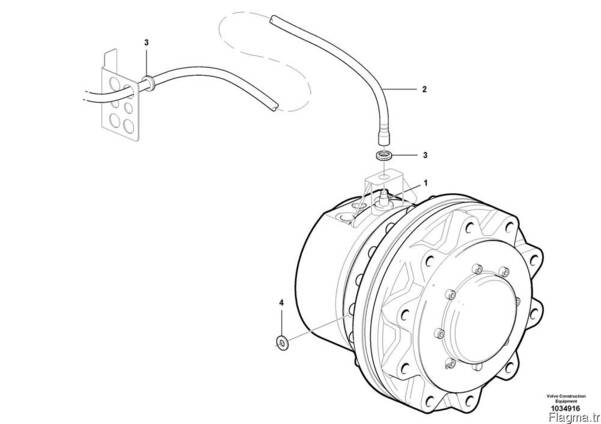 Volvo 15403447/ 12747617 Гидромотор автогрейдера.