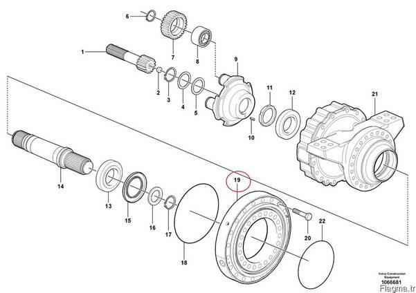 Volvo Подшипник на грейдер