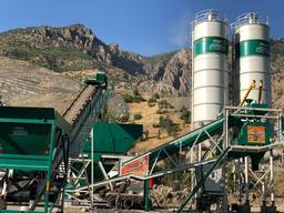 Мобильный бетоносмесительный узел М100-SNG