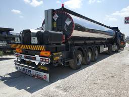 Bitumen tanker trailers. Прицепы-цистерны битумные