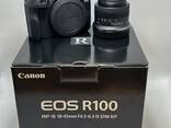 Canon EOS R100 Aynasız Fotoğraf Makinesi, RF-S 18-45 mm Lens Kiti ile Yeni - photo 1