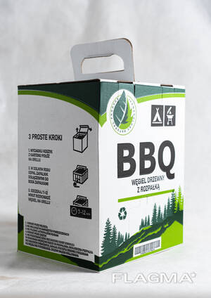 Древесный уголь, комплект для BBQ