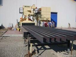 Дробеметная установка туннельного типа, для листового и пр