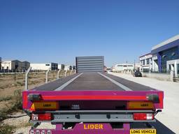 Flatbed semi trailer from manufacturer. Полуприцеп-платформа от производителя