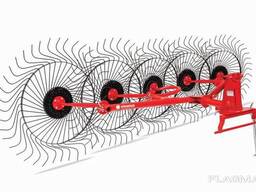 Грабли колесно-пальцевые навесные (с фланц. соединением)