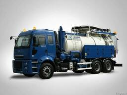 Комбинированная каналопромывочная и илососная машина