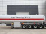 Металлический Газовоз Турция 50-55 м3 4 оси samtank. - фото 2