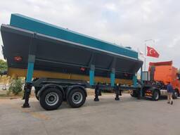 Мобильный бетонный завод 120 м3 /ч с двойным шасси