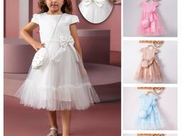 Нарядное Платье С Сумкой На Возраст 4-7 Лет