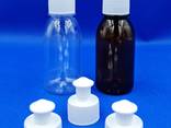 Plastic Bottle PET 120ml with PUSH-PULL Сap