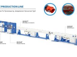 Plastic sprinkler irrigation pipe production line