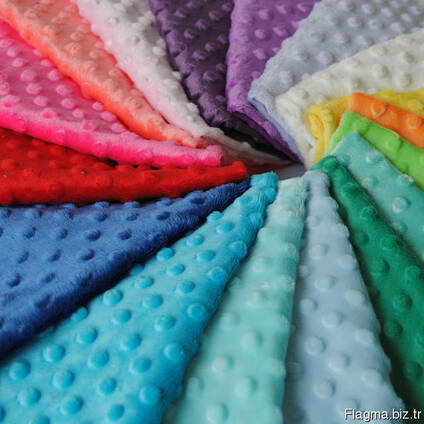 Плюшевая ткань Минки