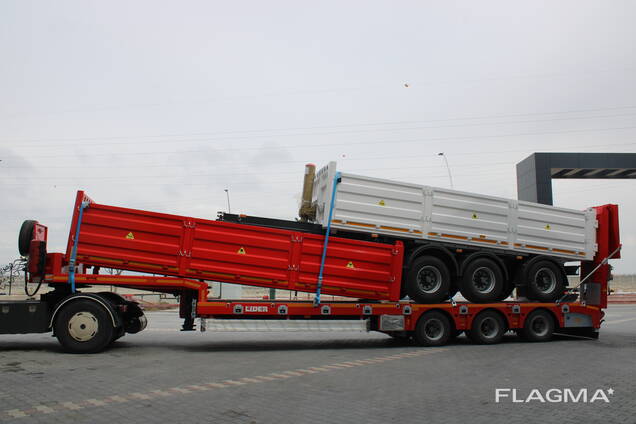 Полуприцеп трал 3 оси с Турции в наличии от Lider Trailer\Lowbed 3 axles for Lider Trailre
