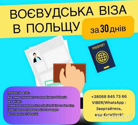 Предлагаю сотрудничество, документы для пересичения граници в Польшу, документы на визу