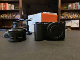 Sony ZV-E10 Aynasız Fotoğraf Makinesi, 16-50mm f/3.5-5.6 II Objektifli (Siyah)