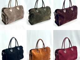 Сумки из натуральной замши и кожи natural suede leather
