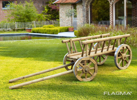 Телега декоративная