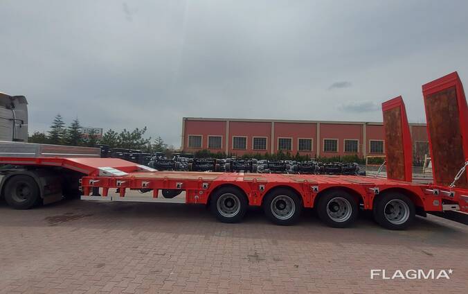 Полуприцеп Трал 4 Осный / 4 Axle Lowbed Semi Trailer
