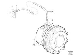 Volvo 15403447/ 12747617 Гидромотор автогрейдера.