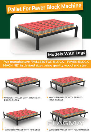 Wooden Pallet for Paver Block Machine