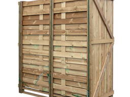 Заборы-ширмы, панели деревянные